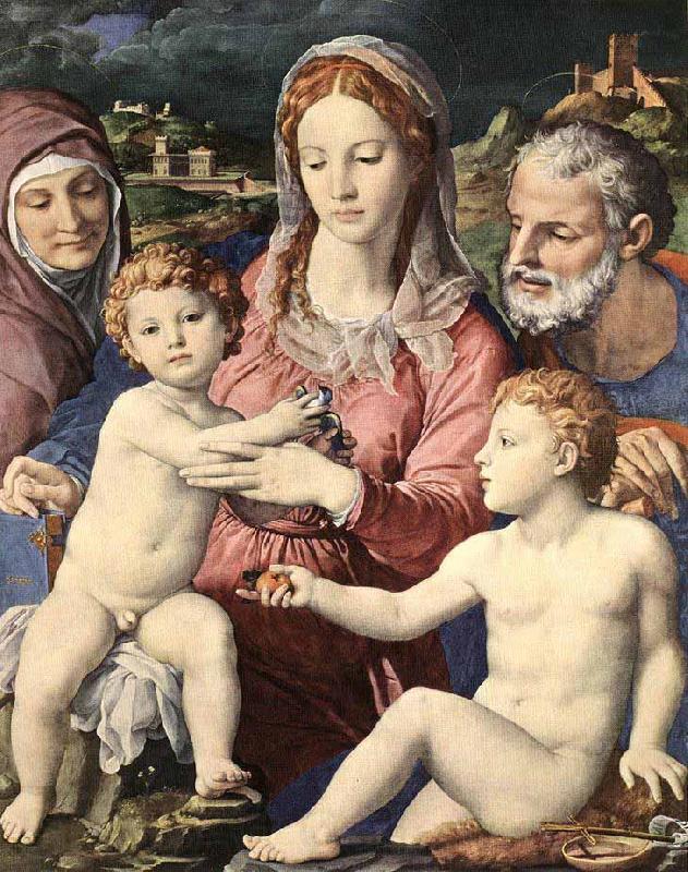 Agnolo Bronzino Holy Family France oil painting art